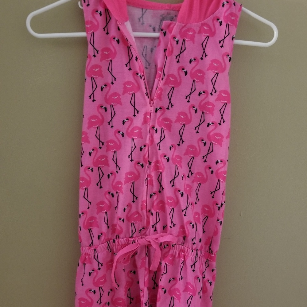 Justice girls flamingo pajamas